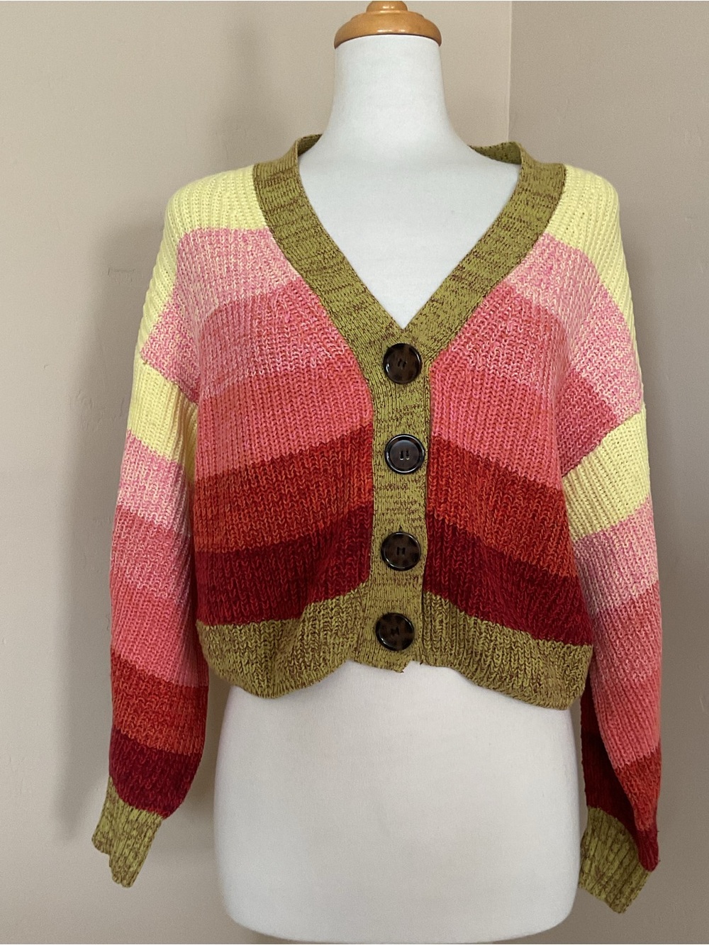 Urban Outfitters Turner Ribbed Cardigan Size M